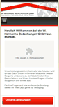 Mobile Screenshot of hermanns-bedachungen.de